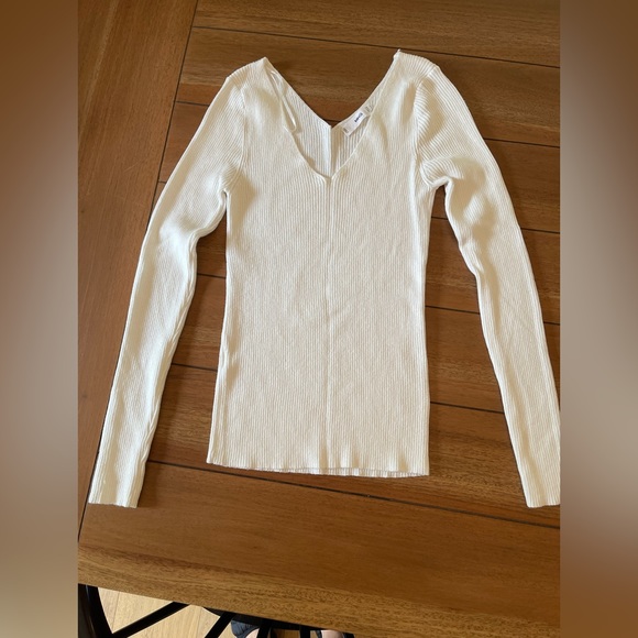 Mango white sweater/shirt - Picture 4 of 6